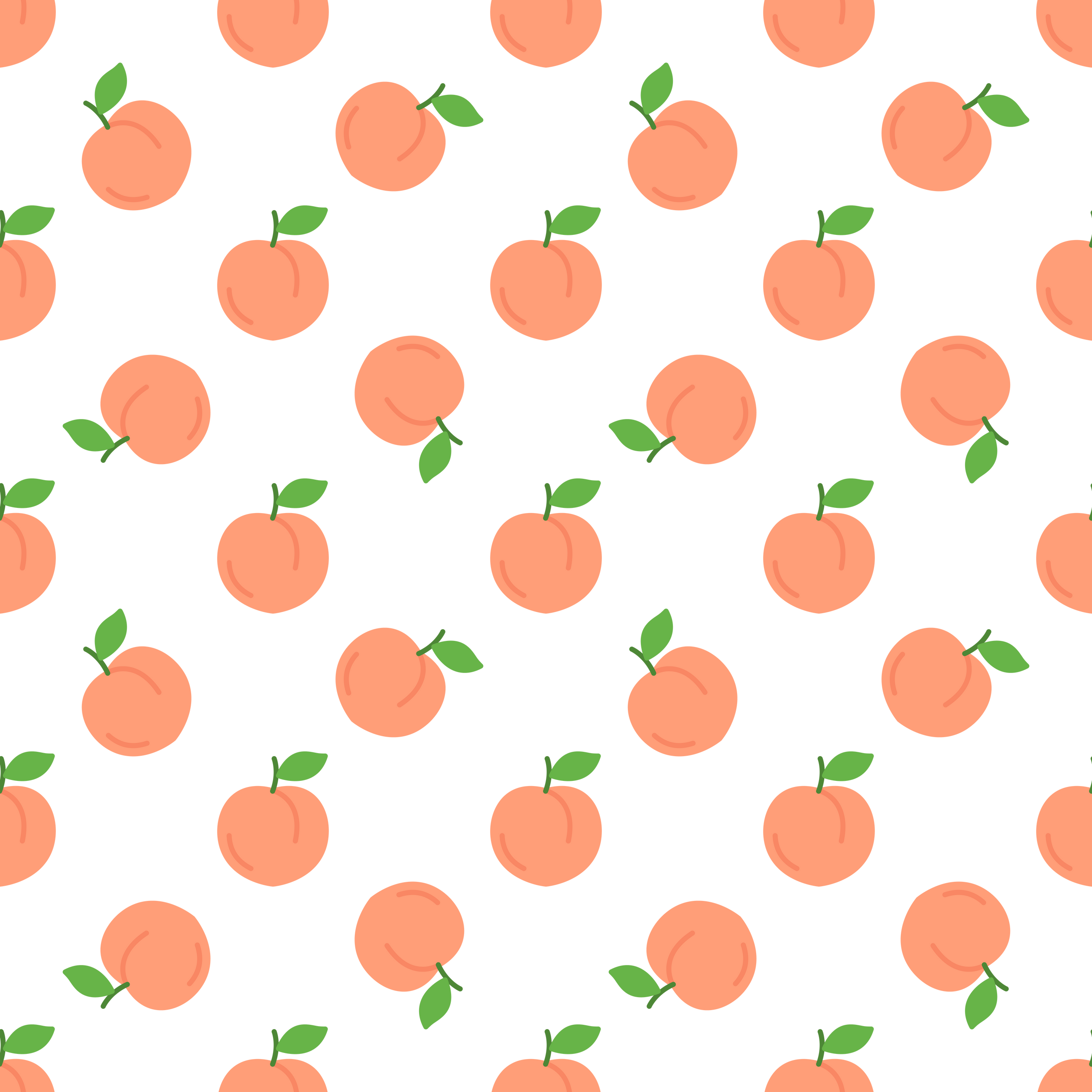 Peach seamless pattern background